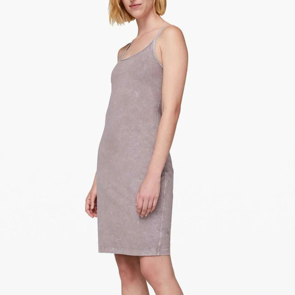 NWOT Lululemon Inner Glow Dress Washed Half Moon Casual Women’s Athleisure 12 - Picture 1 of 11
